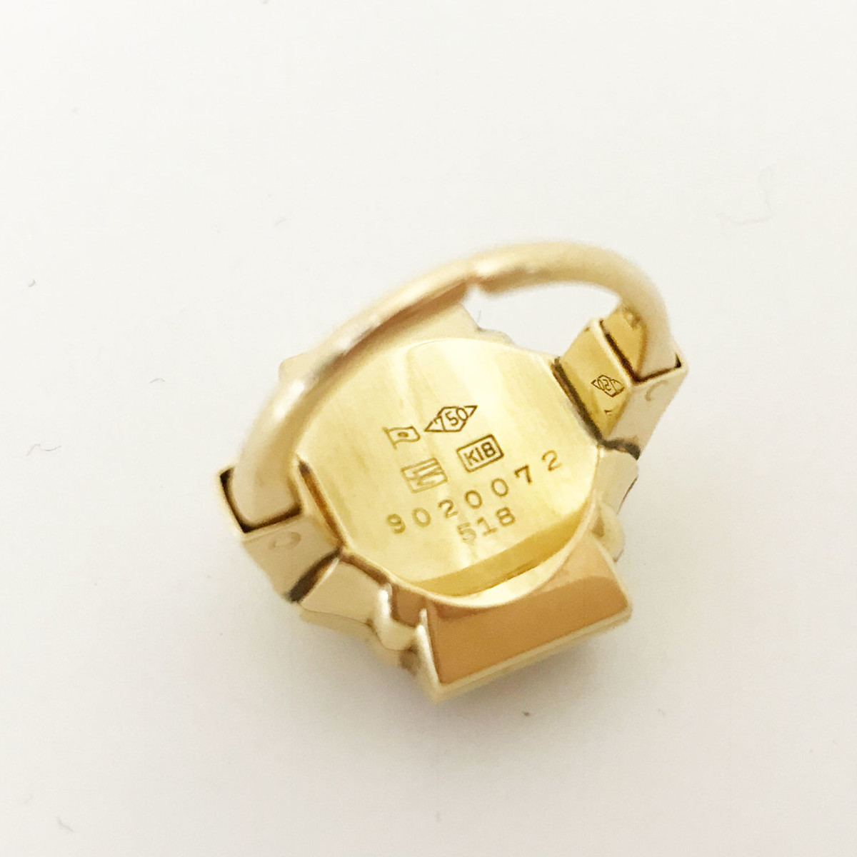 Unusual 18K Seiko Solar Watch-ring - Archive - Chimara Vienna Bronzes
